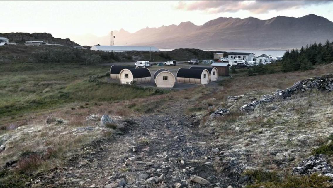 Framtid Camping Lodging Barrels Djúpivogur Buitenkant foto
