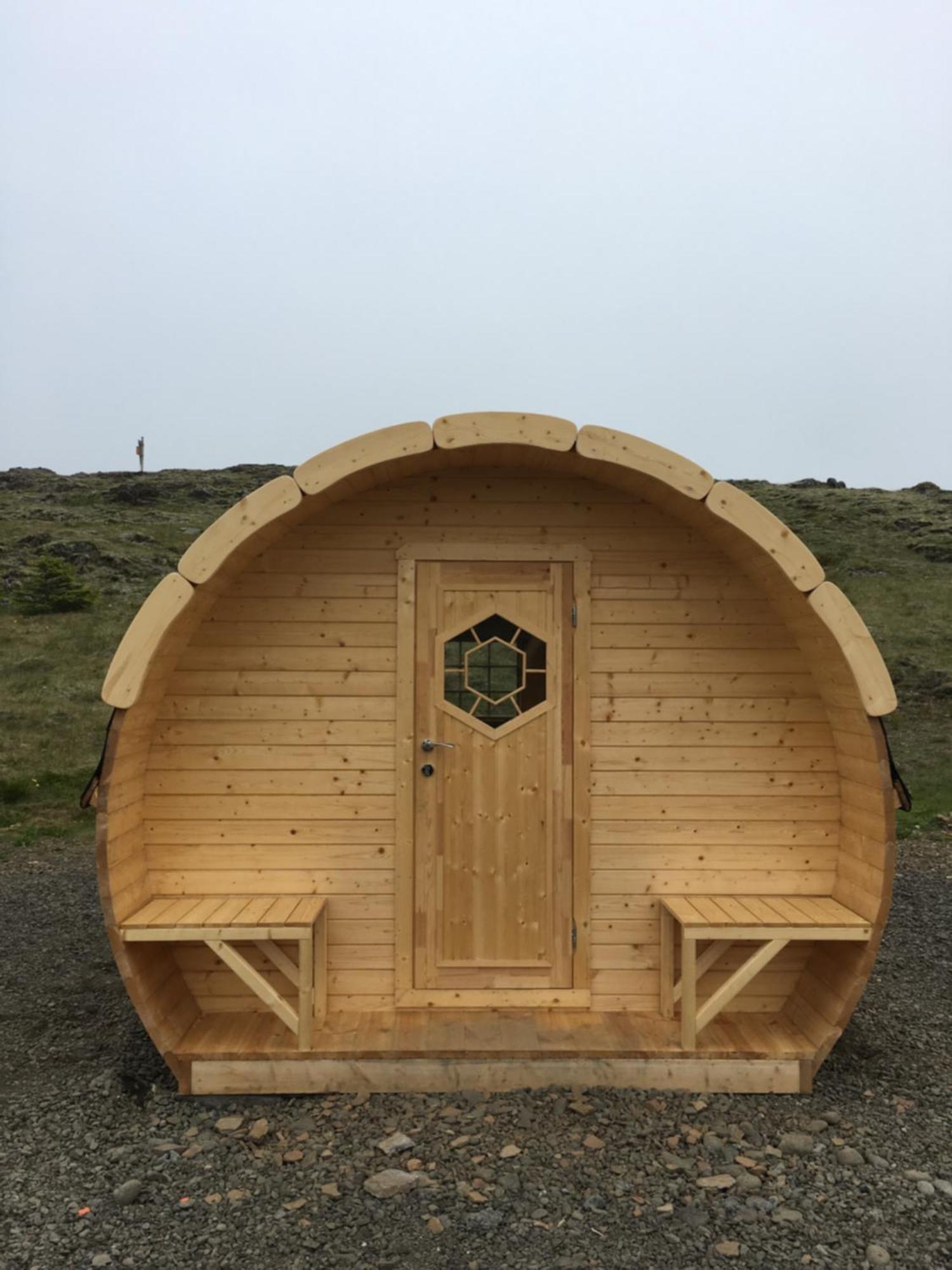 Framtid Camping Lodging Barrels Djúpivogur Buitenkant foto