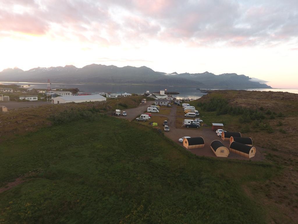Framtid Camping Lodging Barrels Djúpivogur Buitenkant foto